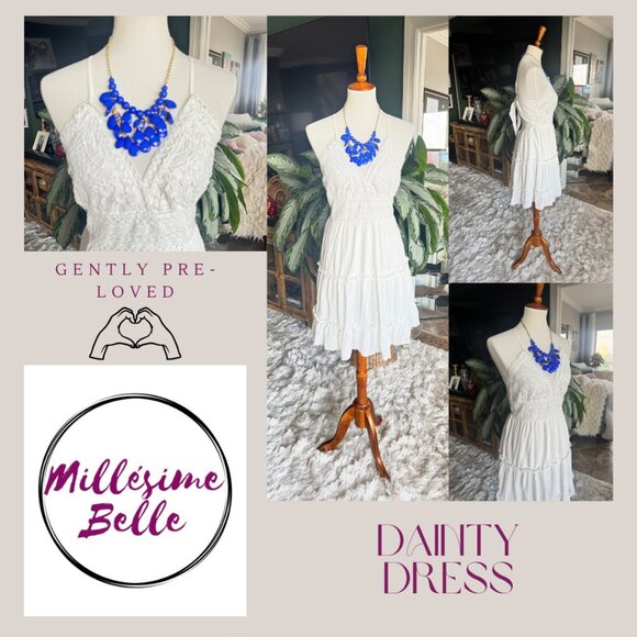 Dainty White Sundress - Picture 3 of 7